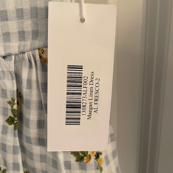 Reformation NWT Maegan Linen Dress Size 2 - Picture 5 of 5
